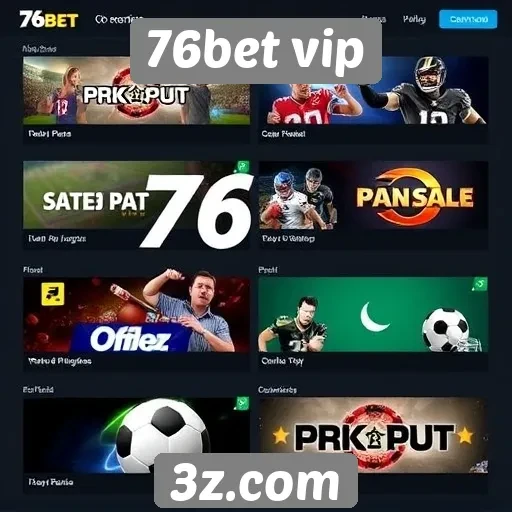 Variedade de jogos disponíveis no 76bet vip